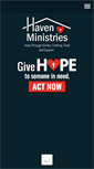 Mobile Screenshot of haven-ministries.org